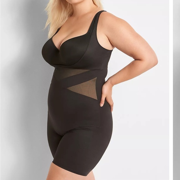Cacique Lane Bryant Level 3 Contouring Open-Bust Thigh Shaper 18/20 - Picture 1 of 7
